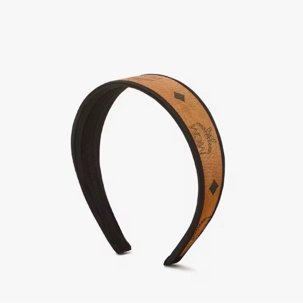 MCM Signature Brown and Black Hairband